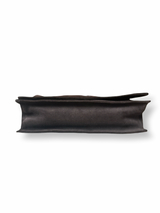 Gucci Vintage Suede Bamboo Flap Bag