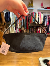 Black Gucci boat pochette bag - TUV #37825