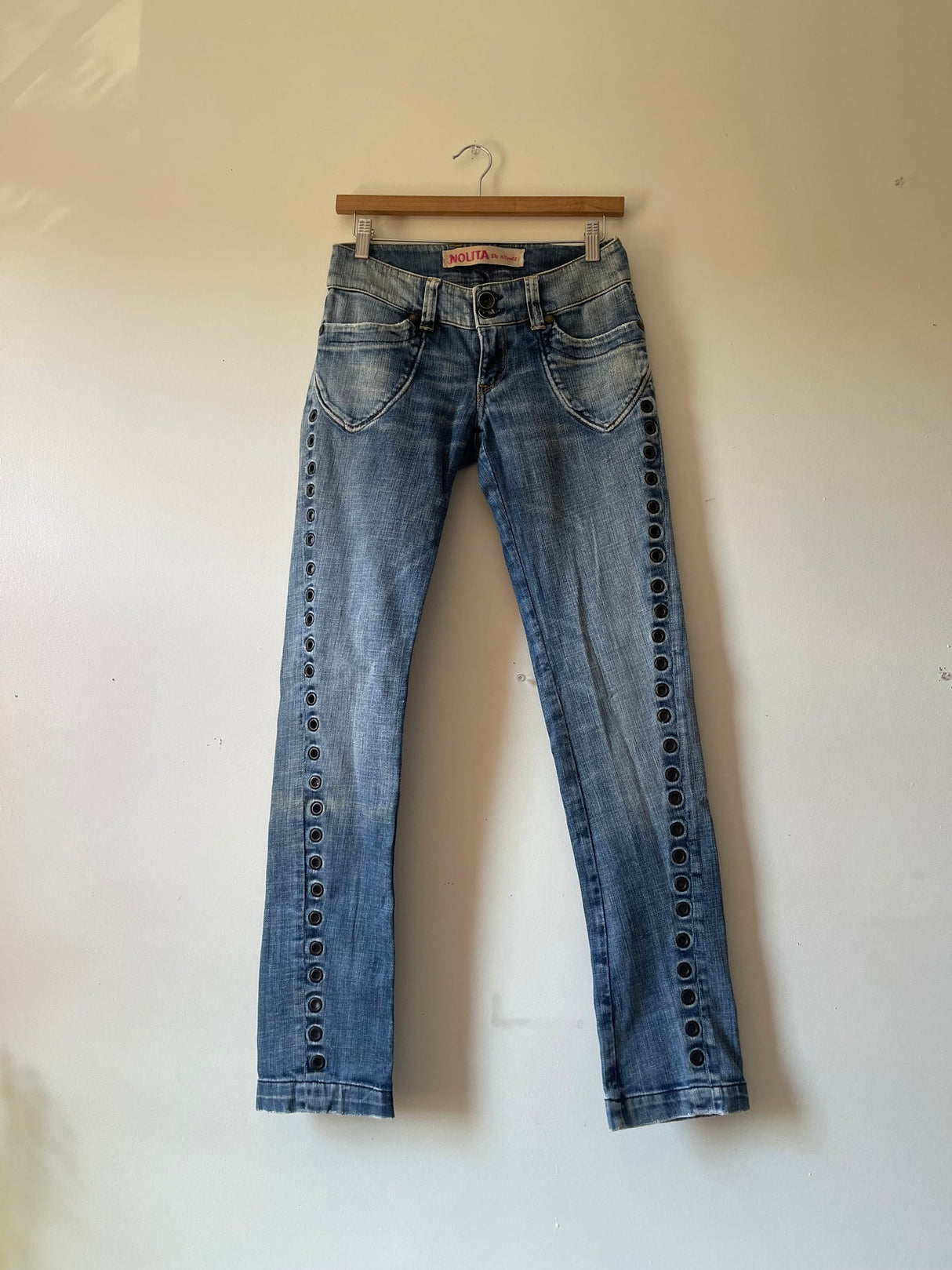 Nolita denim grommet jeans