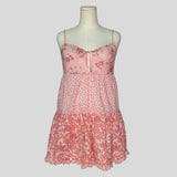 Dainty floral tiered babydoll