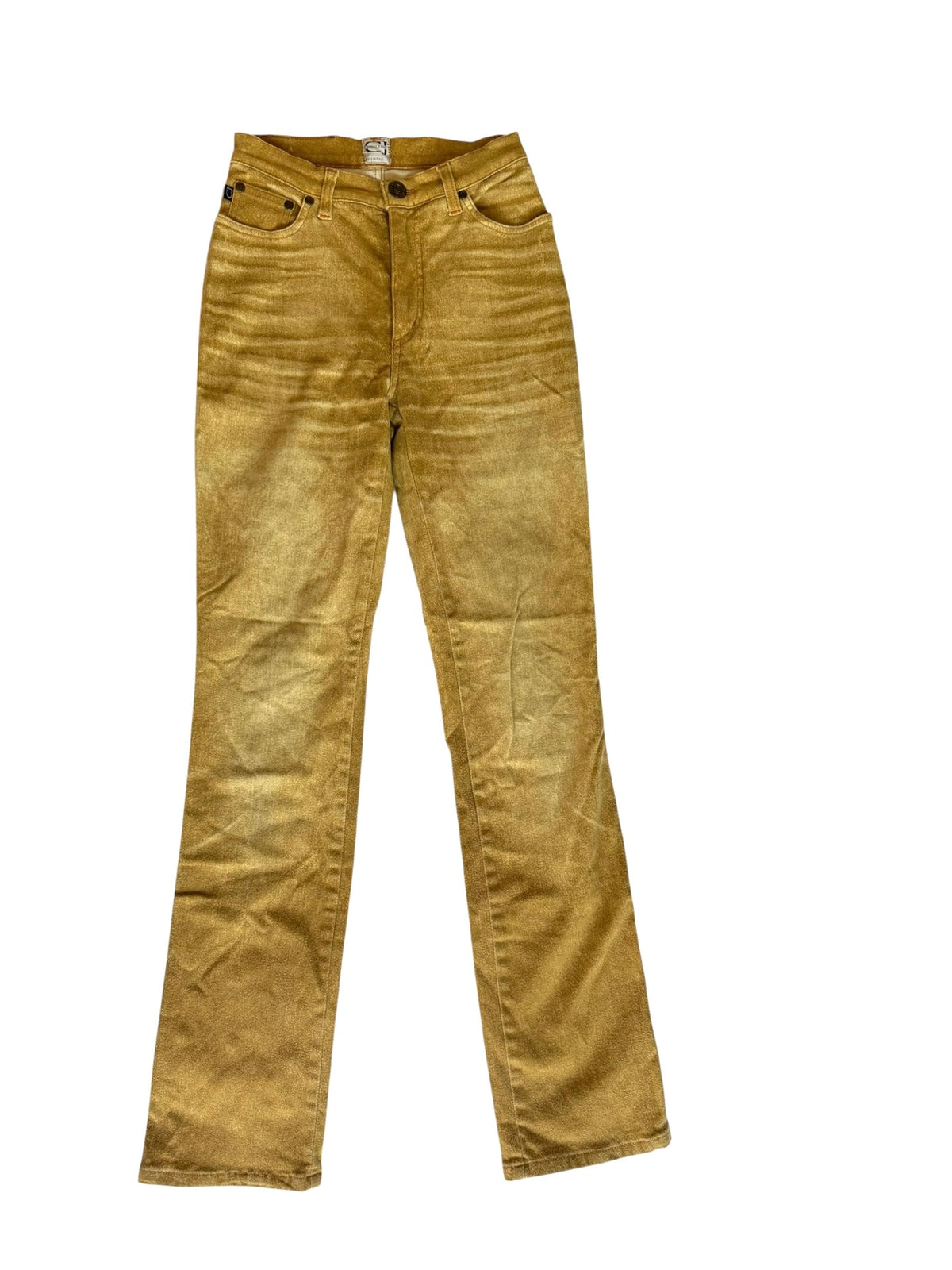 Cavalli beige cotton flannel jeans (sz 28)