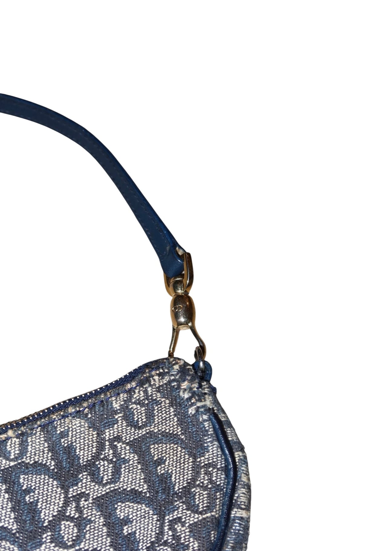 Dior blue diorissimo monogram saddle bag