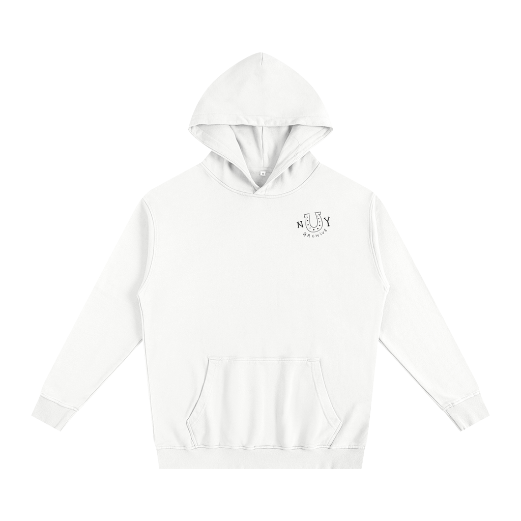 Too Many Shoes Hoodie (B&W)