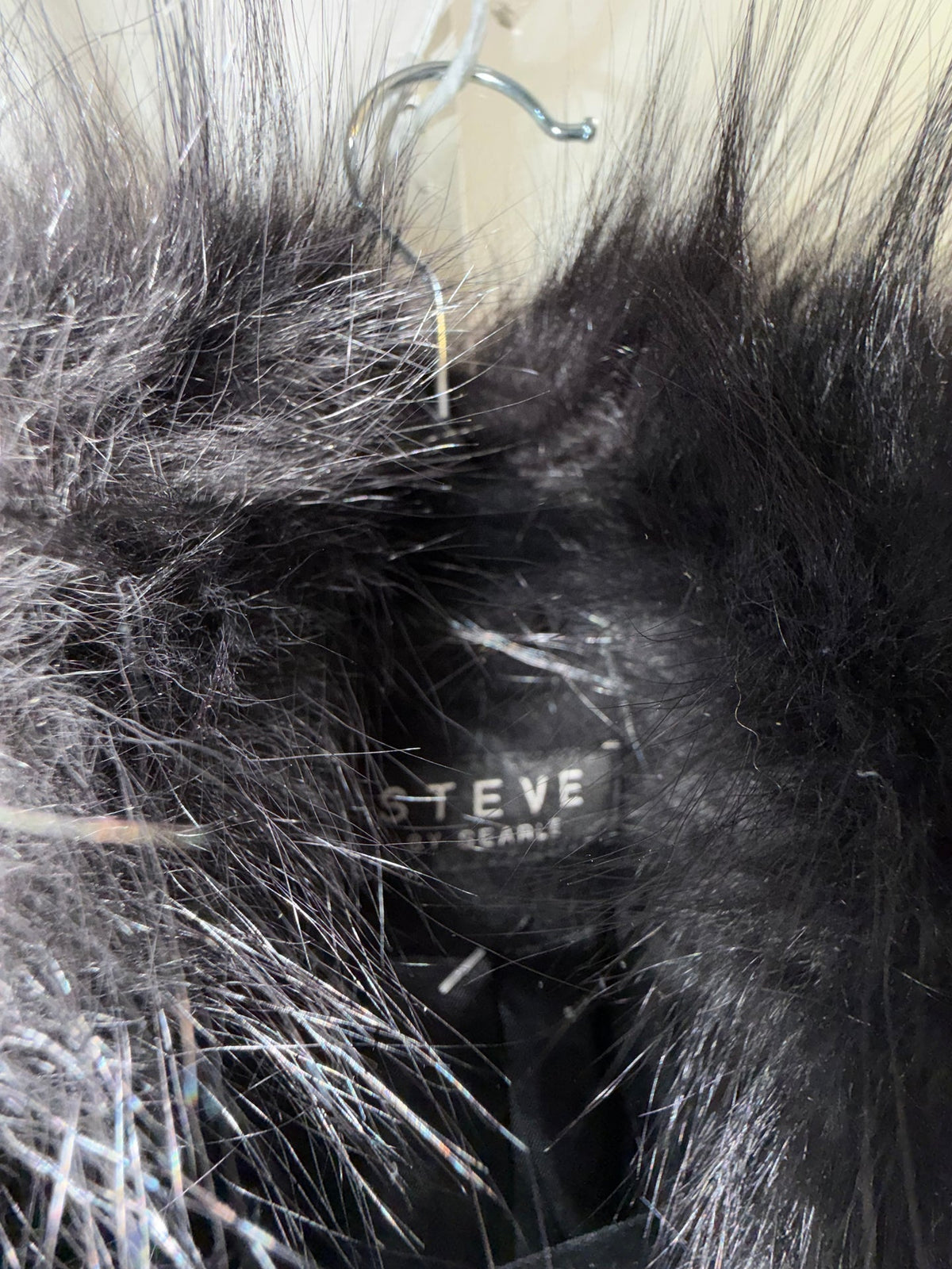 Vintage Steve by Searle cashmere and fox fur trimmed coat