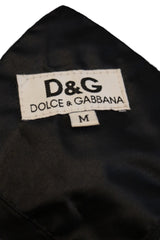 Dolce & Gabbana black trench coat size M