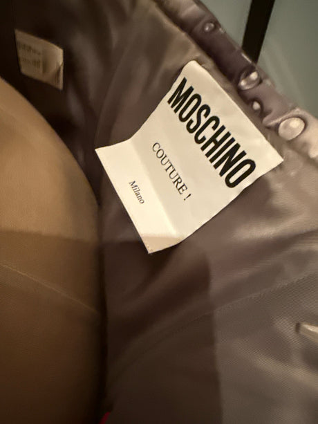 Moschino Red & White Size 6 Strapless Coca-Cola Dress