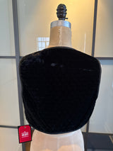 Anthony Muto AM/PM Size S/M Black & Orange Velvet Vest