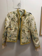 Vintage Oscar de La Renta 100% silk brocade jacket TUV #332345