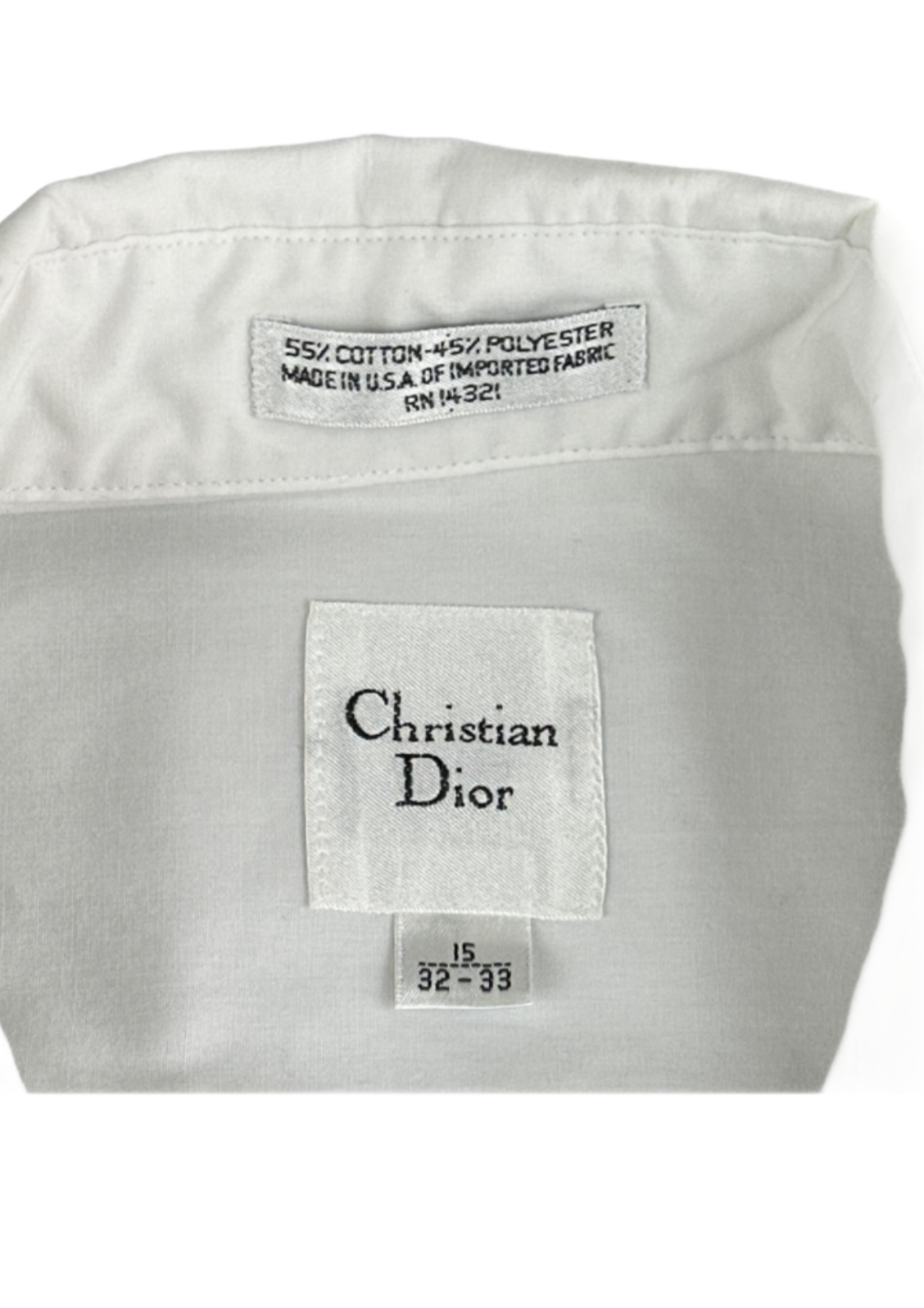 Christian Dior White Button Down