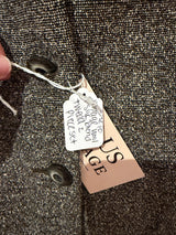 Vintage wool + silk blend tweed 2 piece set - blazer size 10 pants size 12 - TUV #1231