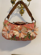Valentino 2000s pink polka dot flower purse - tuv #222123