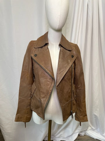 Burberry London Leather Biker Jacket