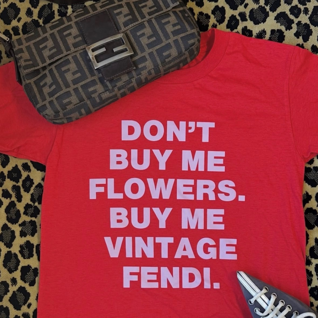 "Don't Buy Me Flowers" Baby Tee