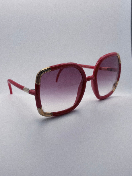"Le Carré Rouge" 1970s Ted Lapidus Sunglasses