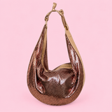 Chloé Phoebe Philo Blush Metallic Chainmail Hobo Bag