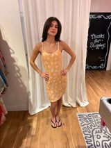 100% silk star girl dress “as is” #123279