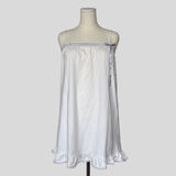 Cotton ribbon laced babydoll dress