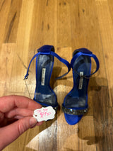 Manolo Blahnik Blue Heels Size 36 - sku TUV #6578