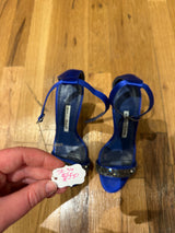 Manolo Blahnik Blue Heels Size 36 - sku TUV #6578