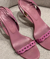 Celine mauve square strappings heels (39)