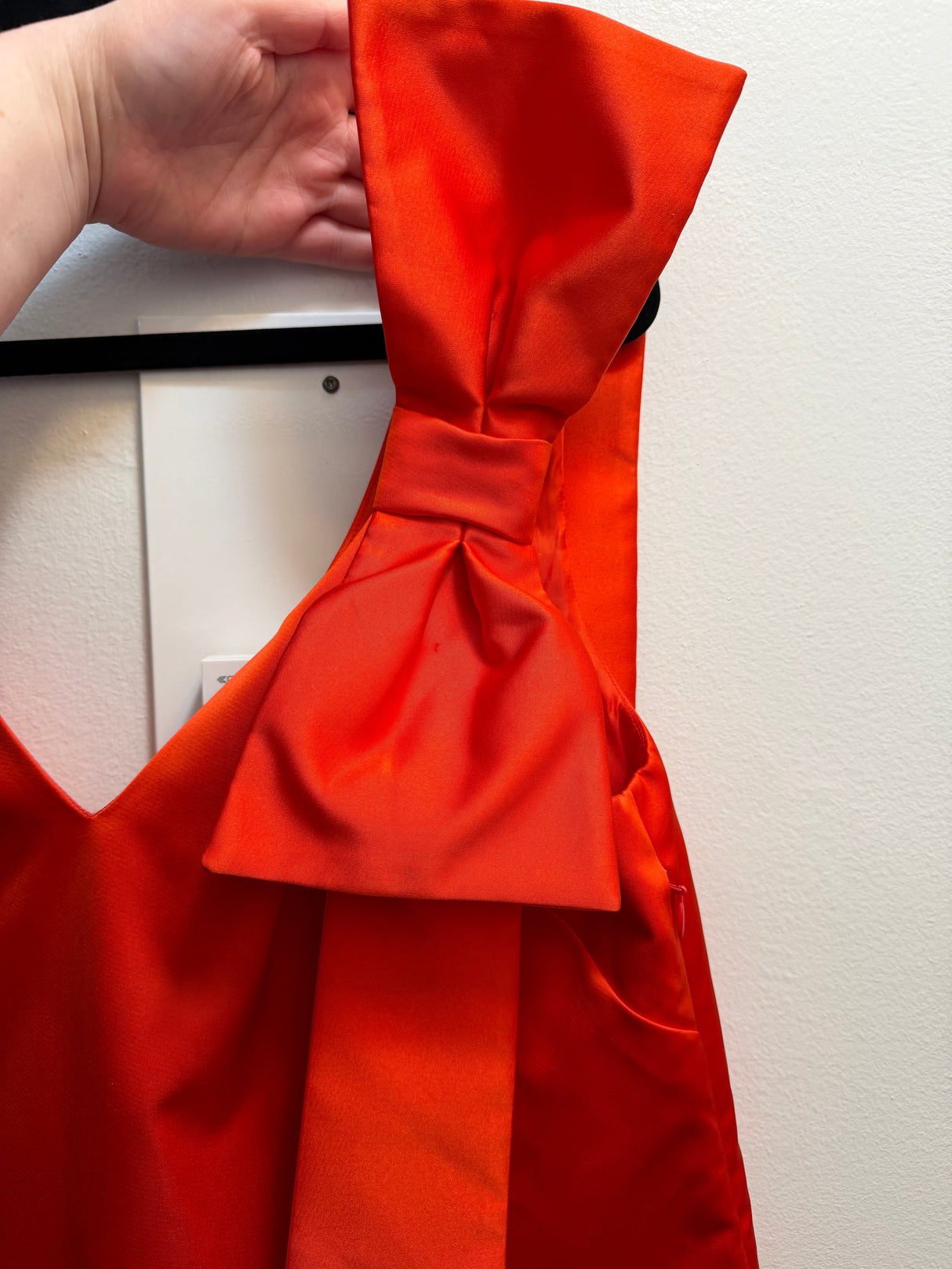 Red Parosh Dress with Bow size 8