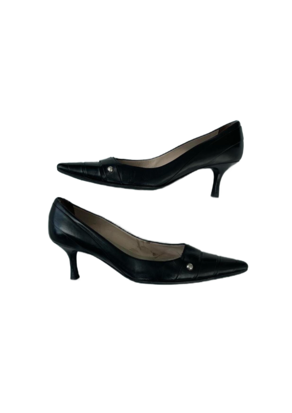 Black Chanel Kitten Heels