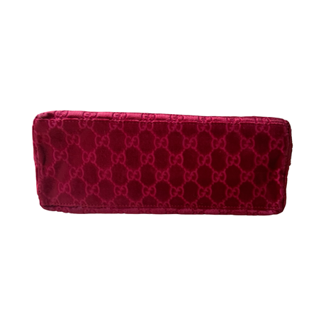 Gucci Vintage Velvet Bucket Tote
