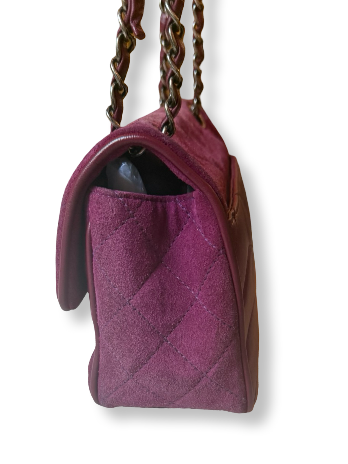 Chanel Suede Pagoda Flap Small