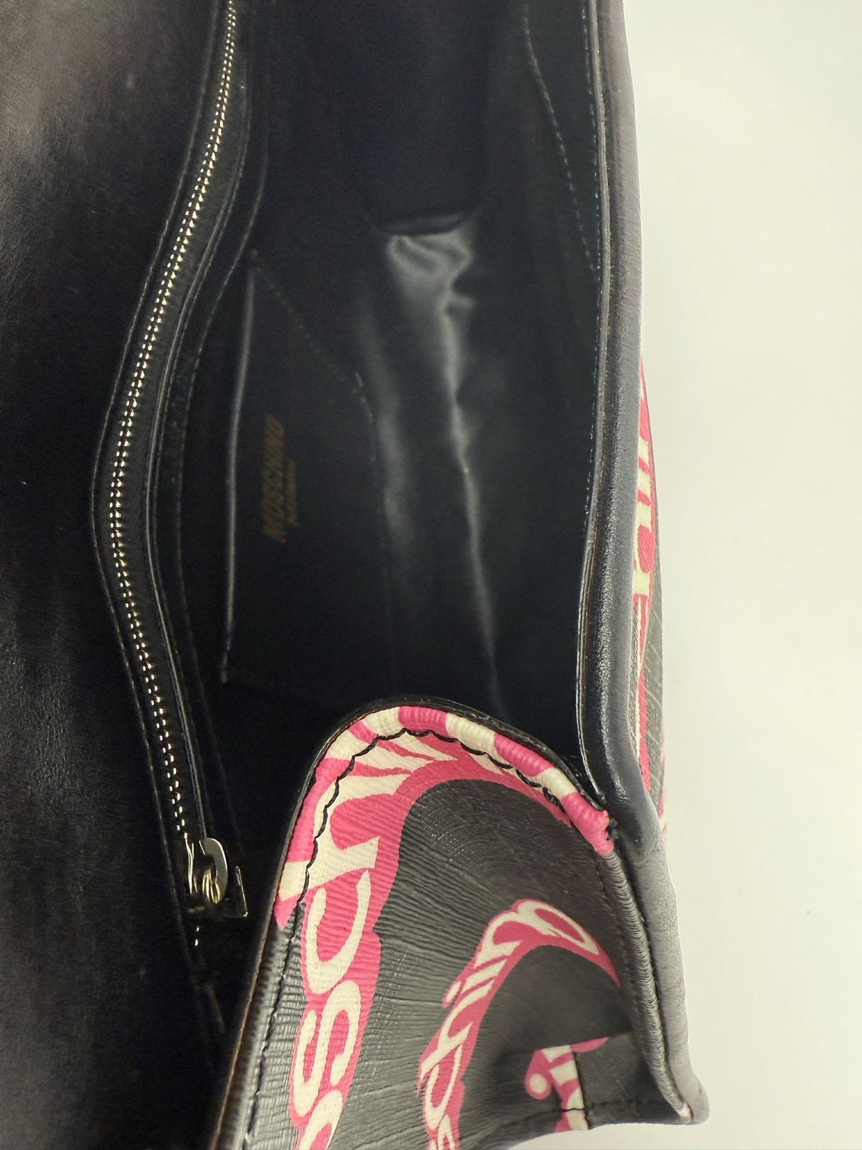 Moschino Pink & Black Barbie Shoulder Bag / Clutch