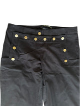 Dolce & Gabbana navy sailor button pants with corset back (44)