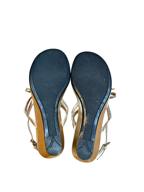 Prada gold sandals with bows (36)