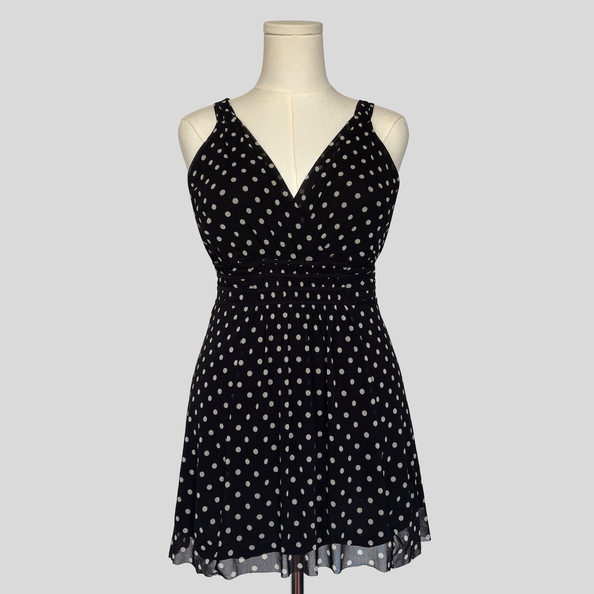 Polka dot mini dress