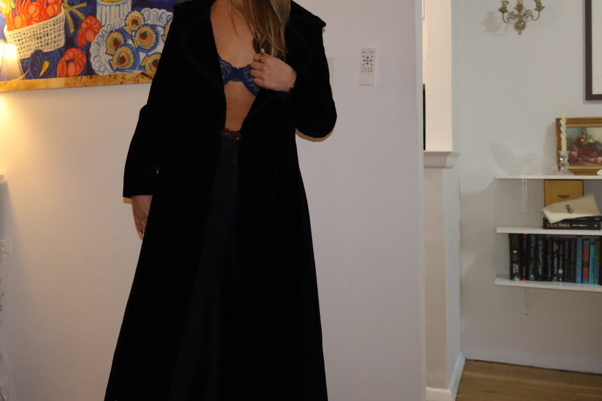 Antique Velvet Evening Jacket size xs/small