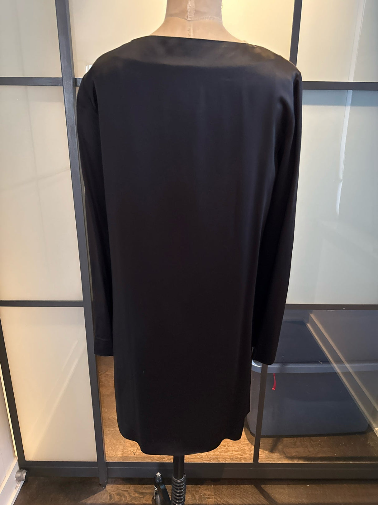 Moschino Cheap & Chic Size 8 Black & Ivory Puppy Dog Dress