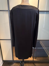 Moschino Cheap & Chic Size 8 Black & Ivory Puppy Dog Dress