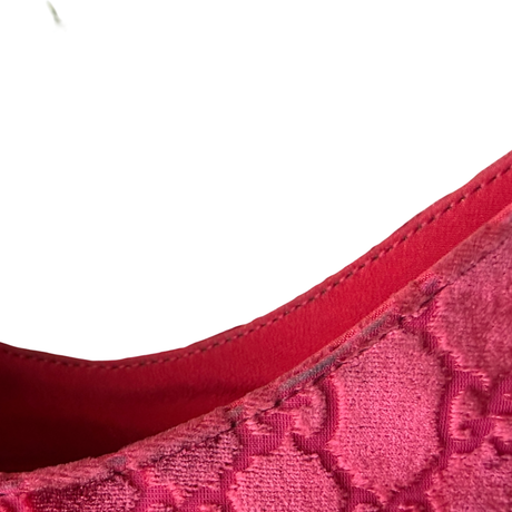 Gucci Vintage Velvet Bucket Tote