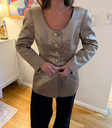 Silk Valentino Blazer and Skirt set size 12 - sku tuv #9997