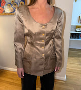 Silk Valentino Blazer and Skirt set size 12 - sku tuv #9997