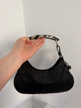 Tom Ford Era Archival Yves Saint Laurent Black Satin Mombasa Bag