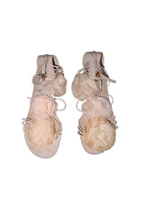 Giuseppe Zanotti pink/nude flowers sandals (37)