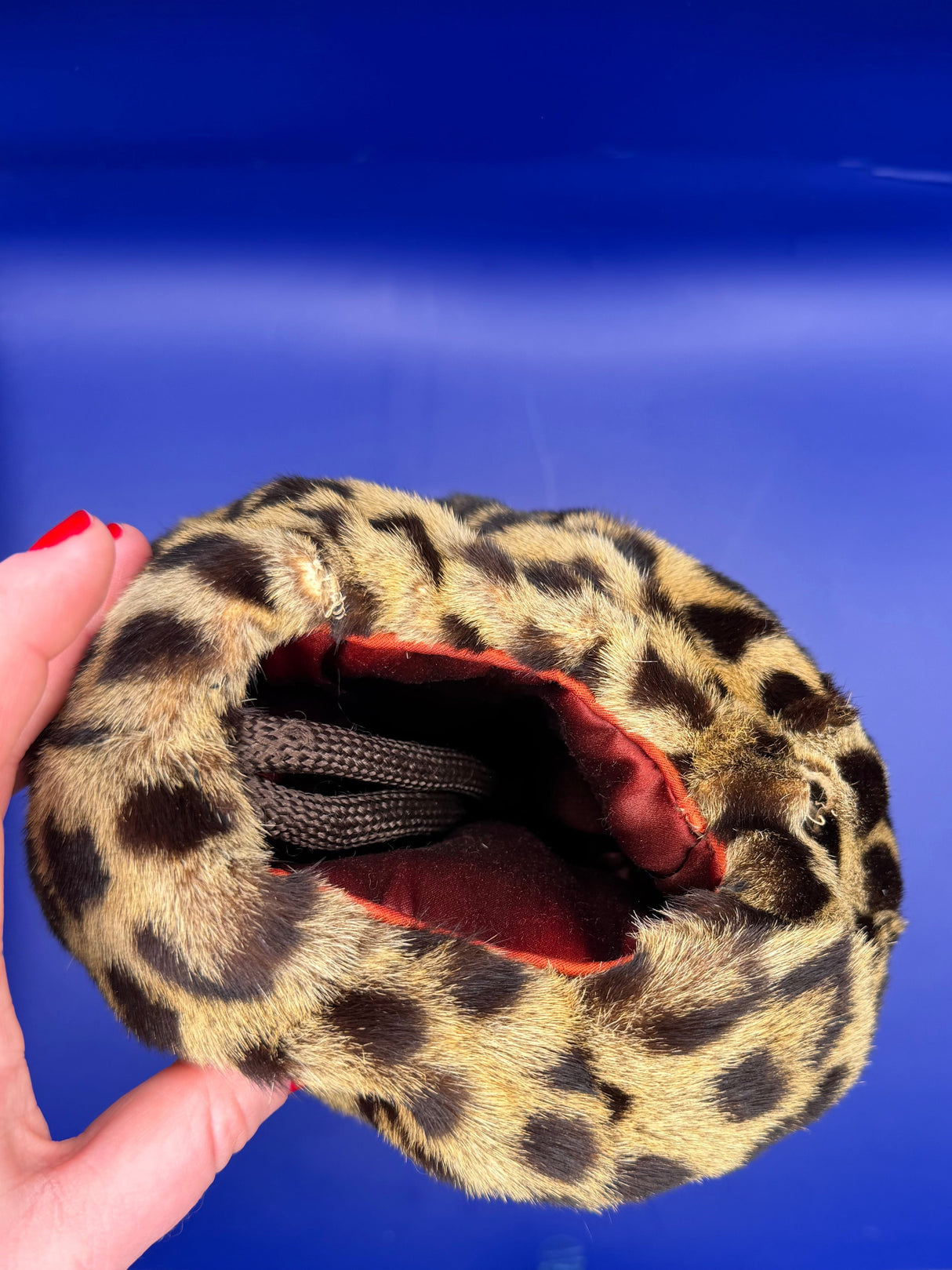 Rare Vintage Ocelot Muff