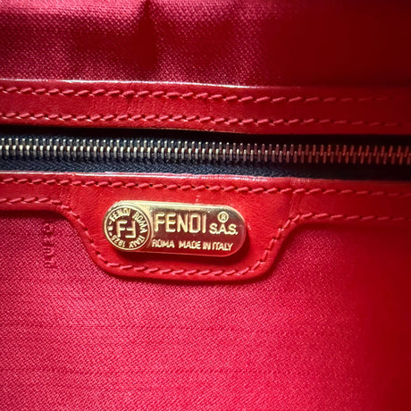 Fendi Vintage Leopard Messenger Bag