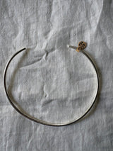 Sterling silver cuff necklace