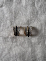 Black and Crystal rhinestone earrings