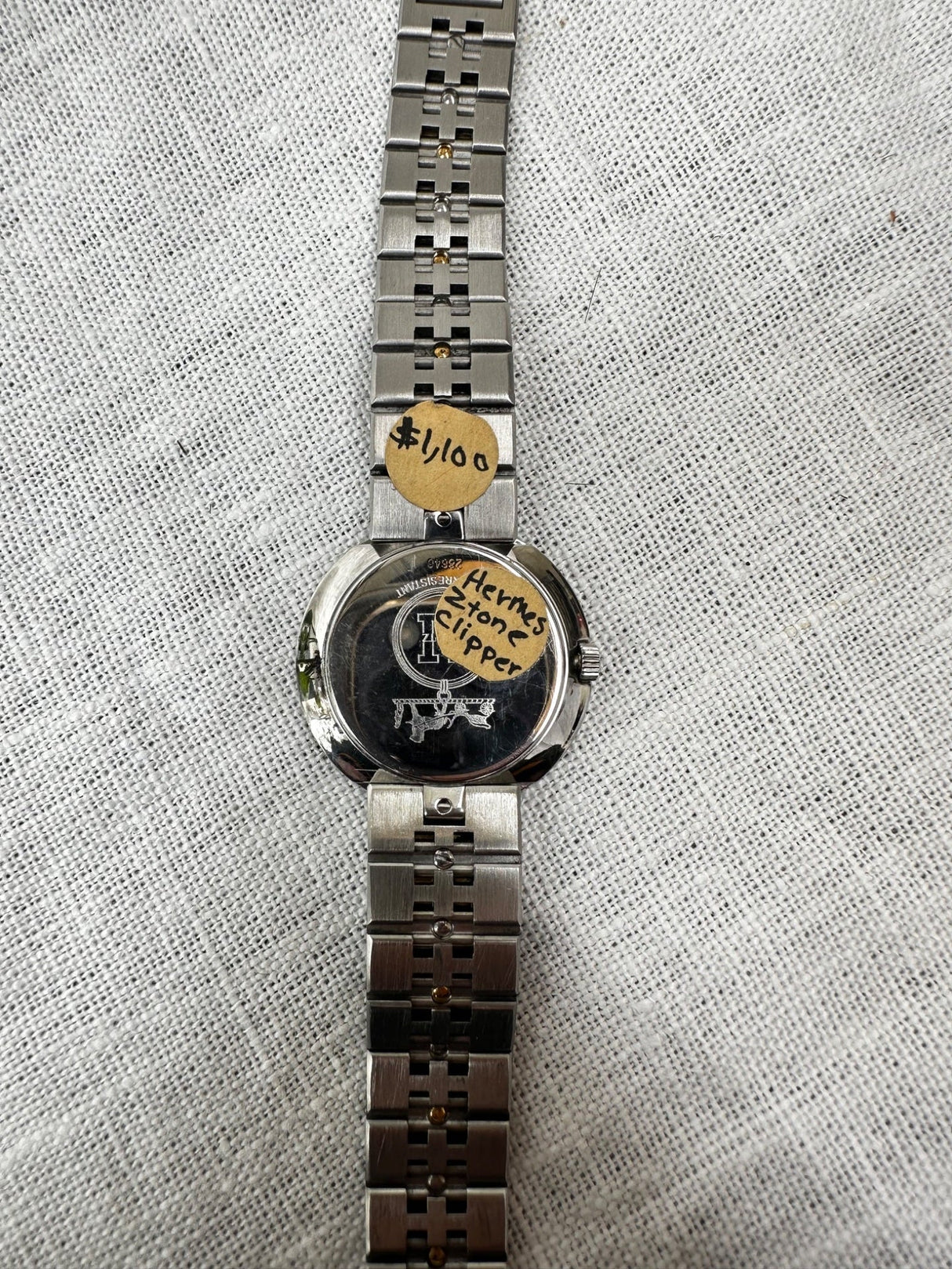 Hermes ztone zipper watch