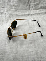 Valentino gold rim cat eye sunglasses