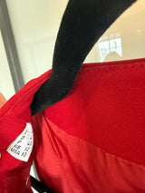 Moschino Cheap & Chic Red Cut Out Heart X O Vest