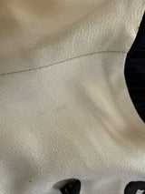 Moschino Cheap & Chic Ivory & Black Butterfly Jacket