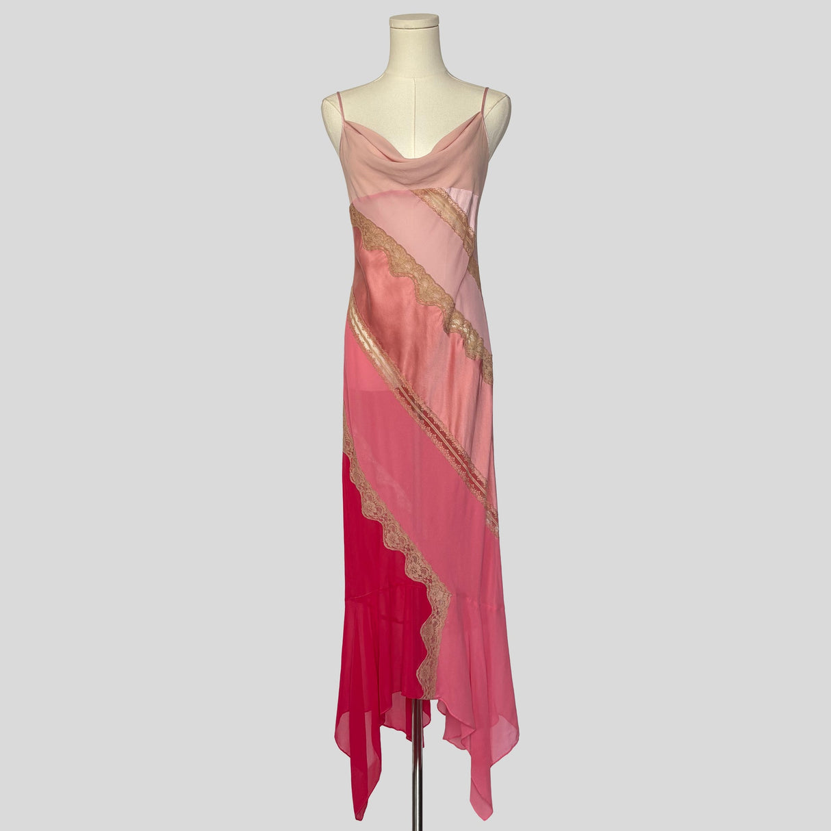 Pink gradient gown