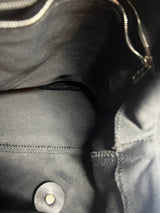 #69 Fendi Mamma Baguette Black neoprene Leather